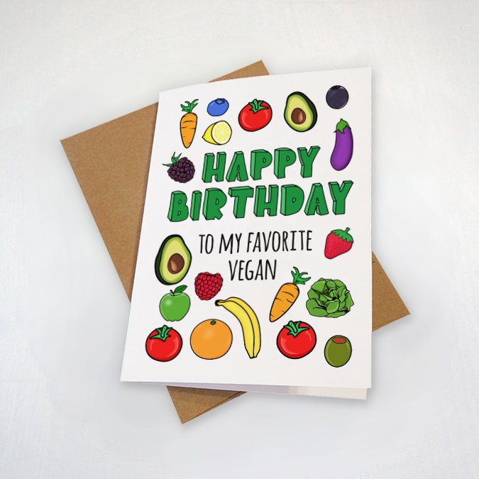 Vegetarian Love Letter: Humorous Valentine's Day Paper Greeting Card