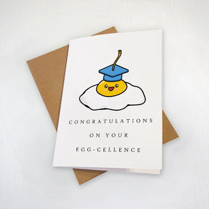 Excellent Graduation Card, Cute Congratuation Card For A Top Notch Student, Grad Card For Niece or Nephew