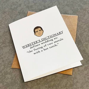 Funny Quote Wedding Card, Hilarious Congratulations Card For Newly Married Couple, Witty Marriage Wedding Card For Him