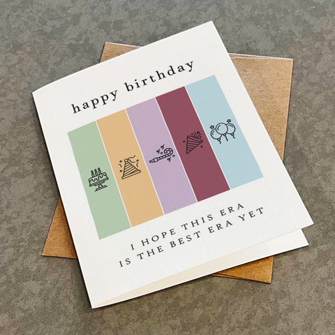 Birthday Era Card - Birthday Greeting Card For Swiftie