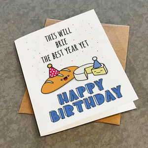 Cheesy Birthday Card - Funny Birthday Gift for Dad or Boyfriend - Hilarious Birthday Card For Bestfriend - Birthday Card For Sister