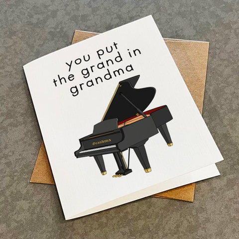 Grandmother Birthday Card - Funny Birthday Card For Grandma - Birthday Card For Mom