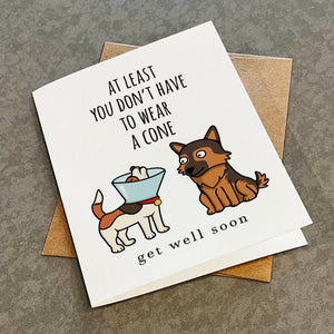 Funny Get Well Card, Cute Sympathy Card, Funny Recovery Card, Friendship Card, Encouragement Card For Friends & Family