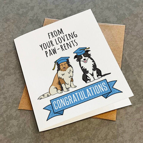 Funny Graduation Card from Parents - Cute Grad Card For Daughter or Son