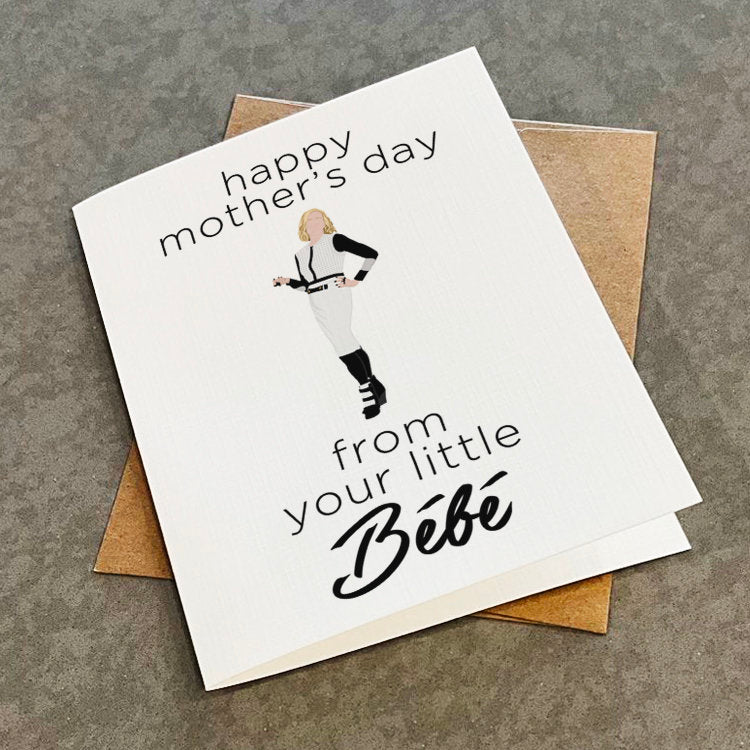 Moira Rose Mother's Day Card - From Your Little Bebe - Greeting Card For Mom