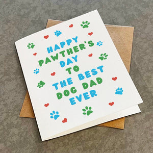 Dog Fathers Day Card - Father's Day Card From The Dog, Dog Dad Card, Father's Day Gift For Brother, Uncle