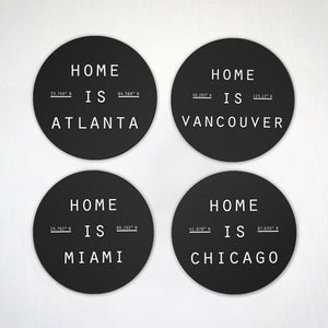 Home Is Where The Heart Is - Custom Made Hometown Magnets