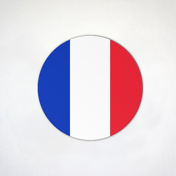 Paris Travel Magnets - Paris I Love You - France Flag Magnet - 2.6" Inch or 4" Inch Fridge Magnets - Paris Tourist Magnet