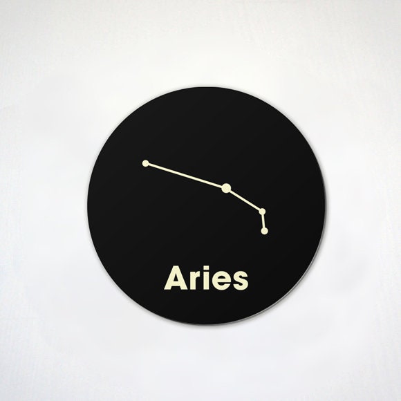 Aries Magnet - Zodiac Sign Magnet - Aquarius Symbols and Icons - 2.6 Inch Fridge Magnets