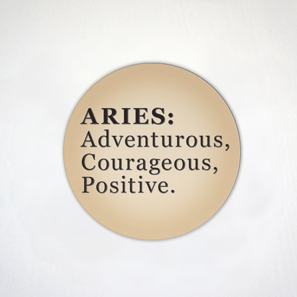 Aries Magnet - Zodiac Sign Magnet - Aquarius Symbols and Icons - 2.6 Inch Fridge Magnets