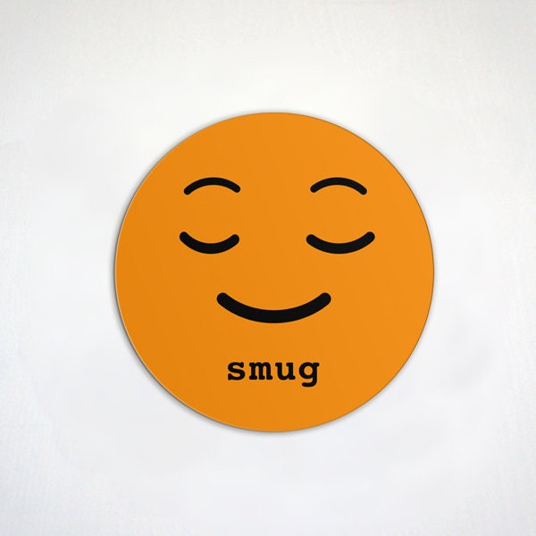 Mood Magnet Set 2 of 2 - 4 Pack Emoji Emoticon Colorful Emoticon Fridge Magnets