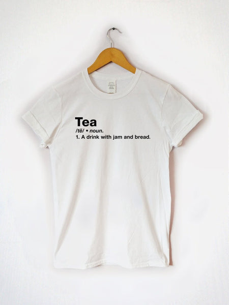 Cute Tea Shirt - Tea A Drink With Jam And Bread - Holiday Gift For Her - Tshirt Mens & Womens for Musical fans