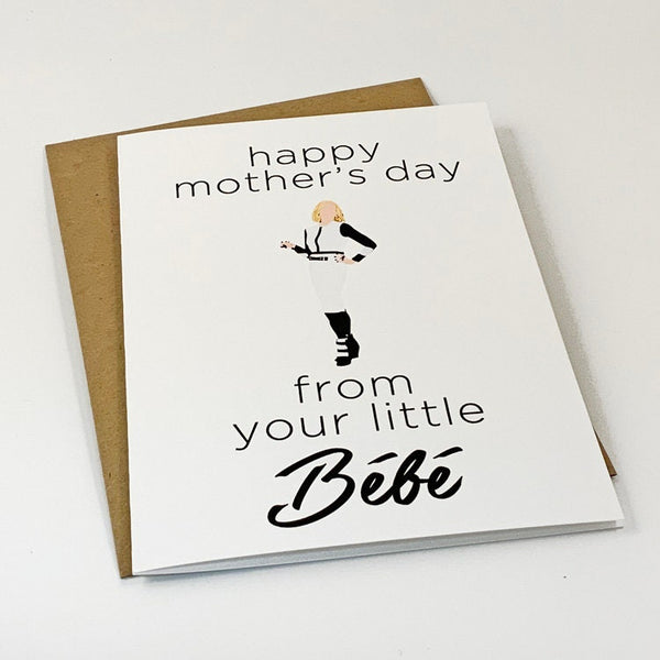Moira Rose Mother's Day Card - From Your Little Bebe - Greeting Card For Mom