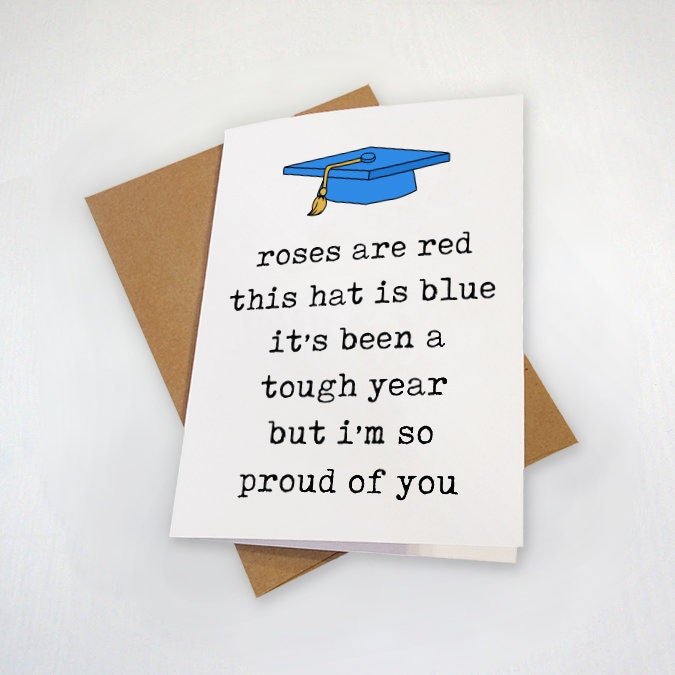 2021 Graduation - Pandemic Themed Graduation Card -  I'm So Proud of You - Tough Year