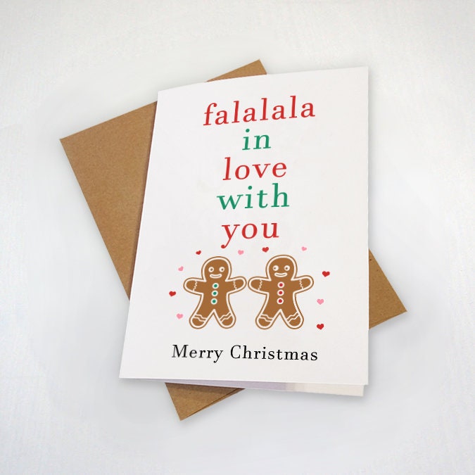 First Christmas Card For Boyfriend, Significant Other - Couples' First Christmas - Sincere Holiday Card For Girlfriend