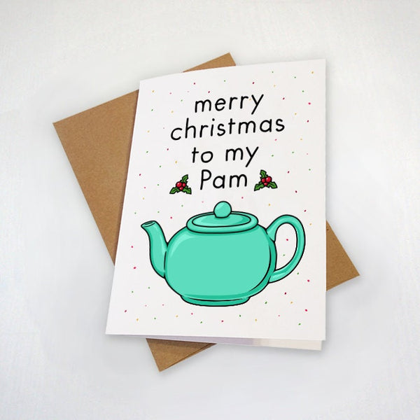 Merry Christmas To My Jim - Holiday Greeting Card For Husband - Couples Christmas Card