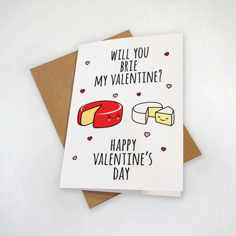 Cheesy Valentine's Day Card For Couples - Cute Valentine's Card For Boyfriend and BFFs - Cheesy Greeting Card