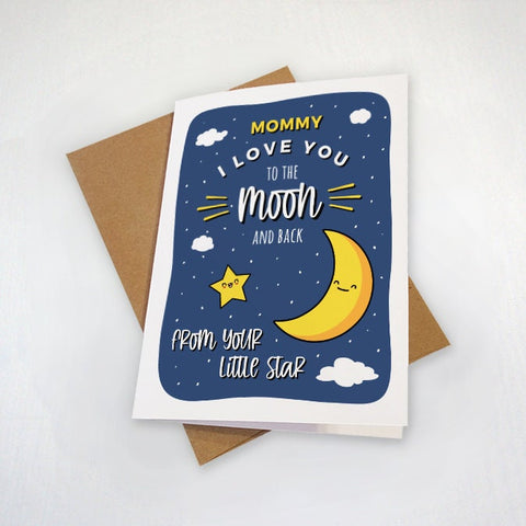 Mother's Day Card From Child To Mom,  Happy Mothers Day Card For New Mom,  Cute Mothers Day Card For Wife