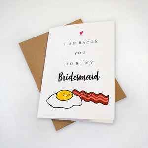 Funny Bridesmaid Wedding Invitation Card, Funny Card For Maid of Honor, Best Friends Bridesmaid, Card For Sister